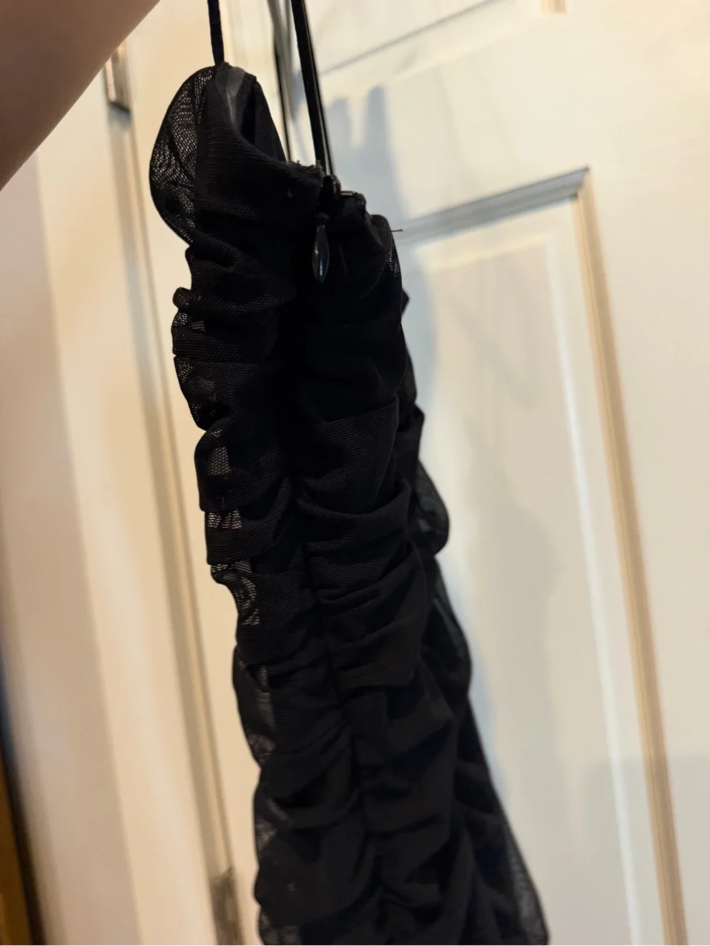 Princess Polly Black Ruched Mini Ruched Dress - Picture 4 of 5